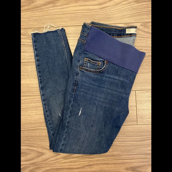 Topshop maternity Jamie jeans Sz 12 - Picture 3 of 7
